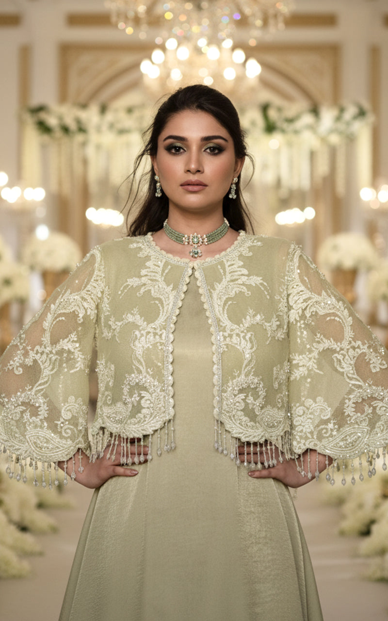 Threads and Motifs | Formal Dresses 25 | Embroidered Jacket With Dress-3