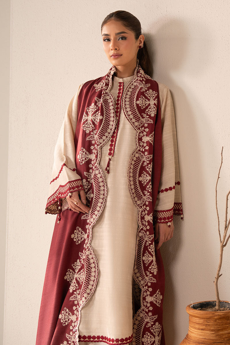 Cross Stitch | Exclusive Pret | Crimson Blush-2PC (Shirt & Dupatta)-5