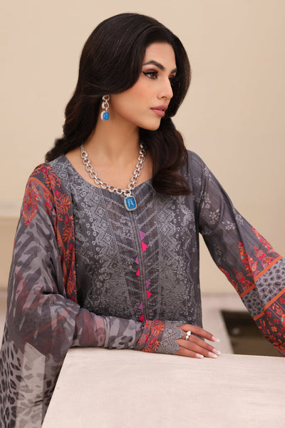 Charizma | Naranji Embroidered Lawn 24 | CN4-006 -  Charizma Luxury - Original Designer Dress - House of Maryam