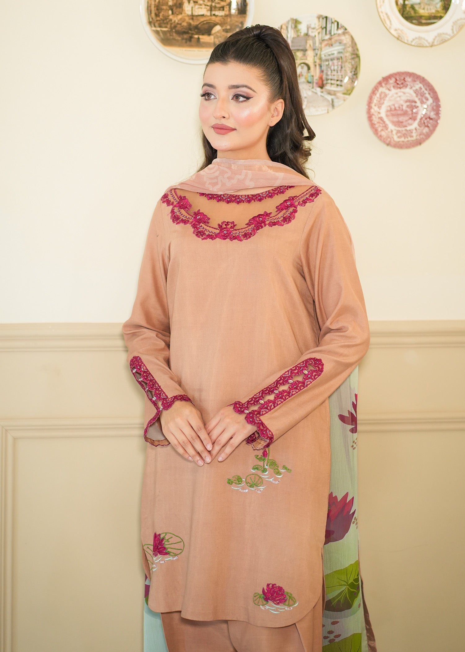 Fozia Khalid | Silk Spire |  AMBER -  Fozia Khalid Ladies Clothes -  House of Maryam