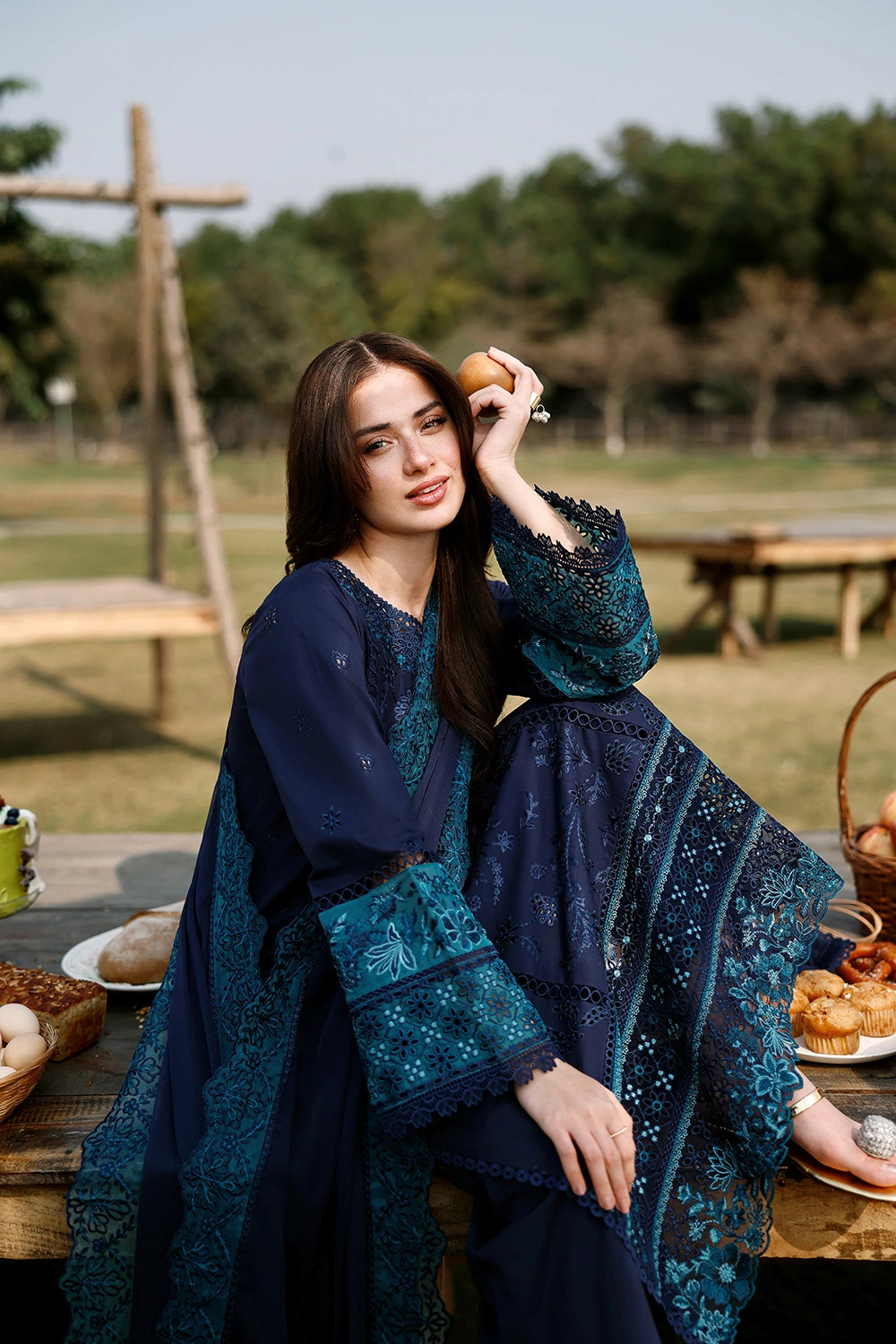 Azure | Luxury Lawn 26 | Blueberry, image 6