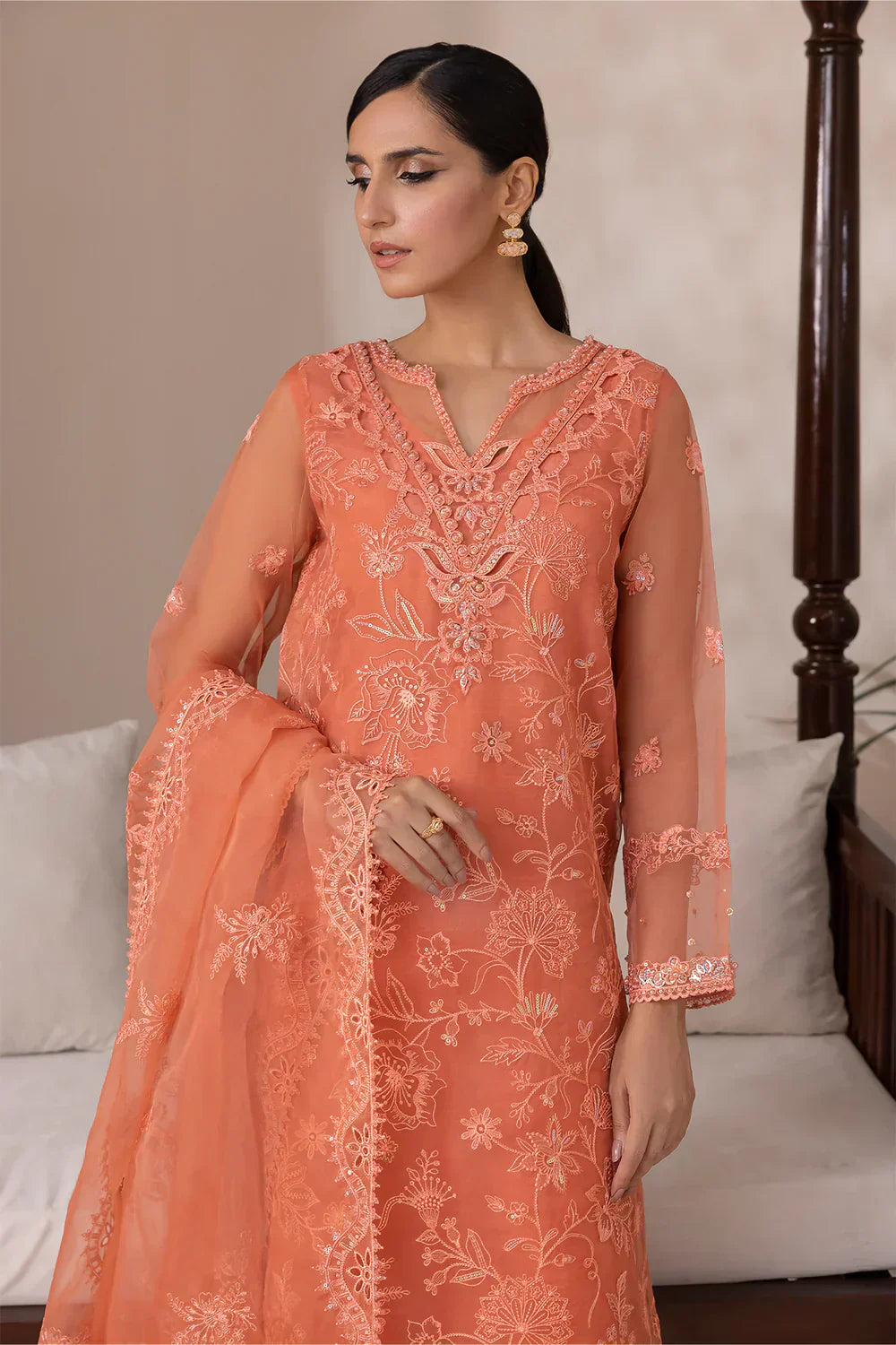 Baroque | Formals Collection | UF-416 -  Baroque Formal - Original Designer Dress - House of Maryam