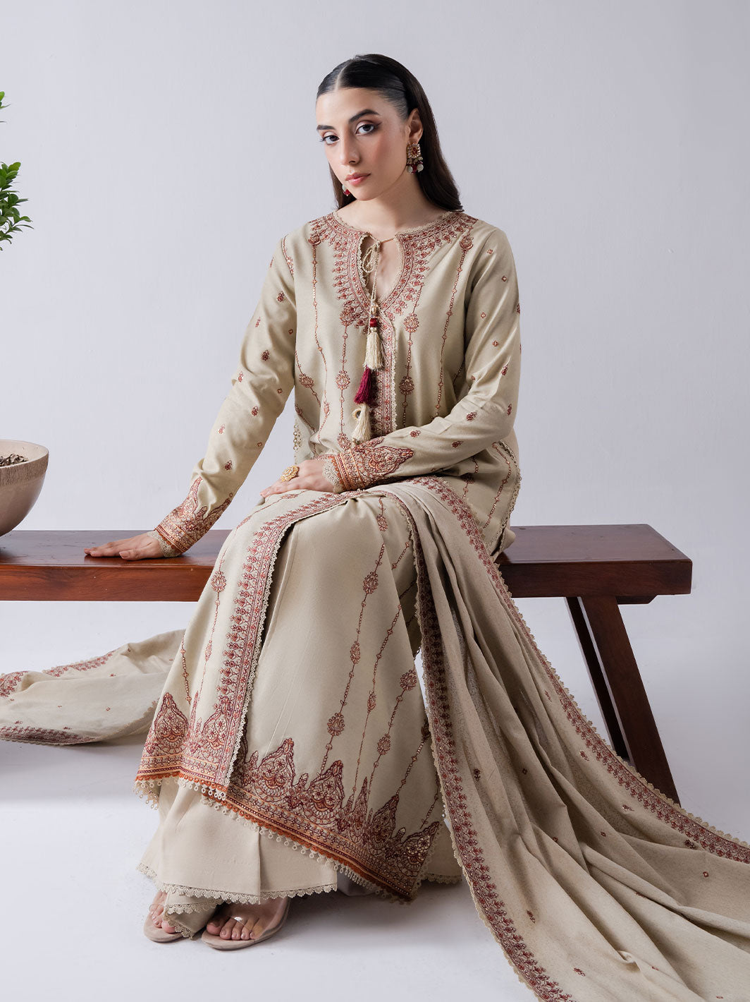 Faiza Faisal | Winter Edit 2024 | KYRA -  Faiza Faisal Ladies Clothes - Original Designer Dress - House of Maryam