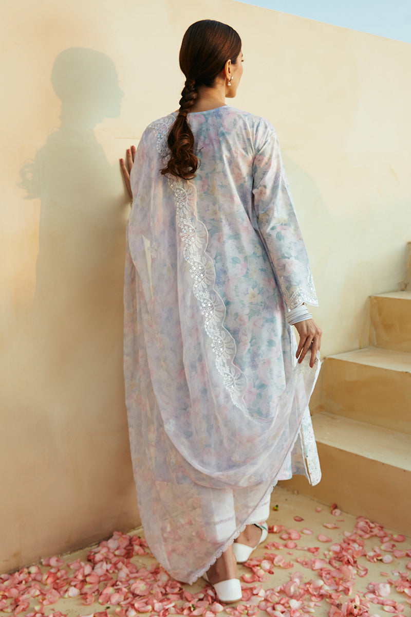 Cross Stitch | Premium Lawn 24 | VIOLA PEARL -  Cross Stitch Formal - Original Designer Dress - House of Maryam