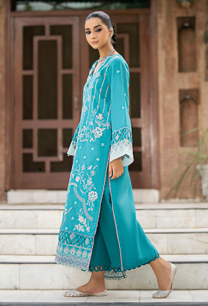 Humdum | Selin Lawn 25 | Selin - D01 -  Humdum Ladies Clothes - Original Designer Dress - House of Maryam