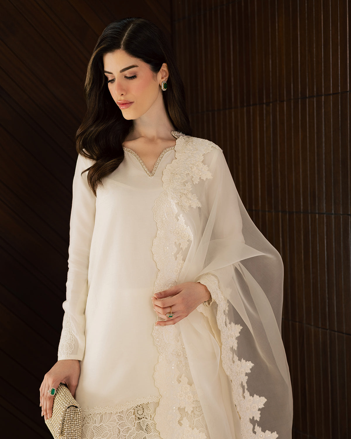 Sadaf Fawad Khan | Eva Luxury Pret 26 | Opaline, image 3