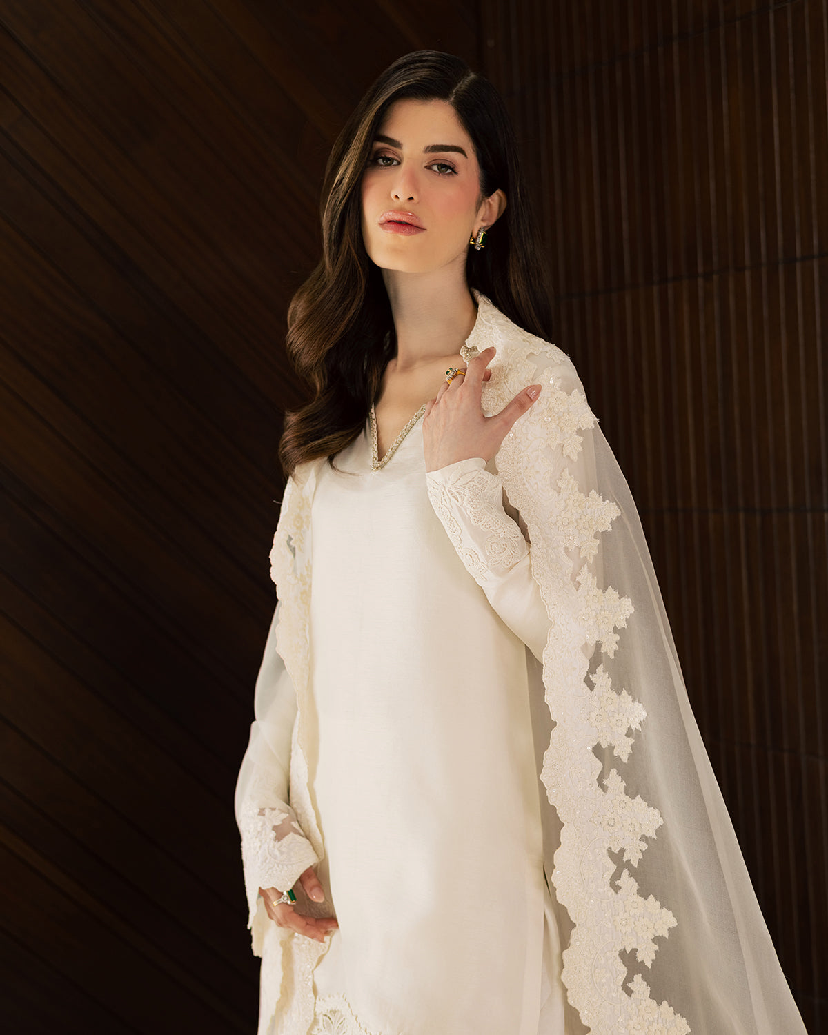 Sadaf Fawad Khan | Eva Luxury Pret 26 | Opaline-6