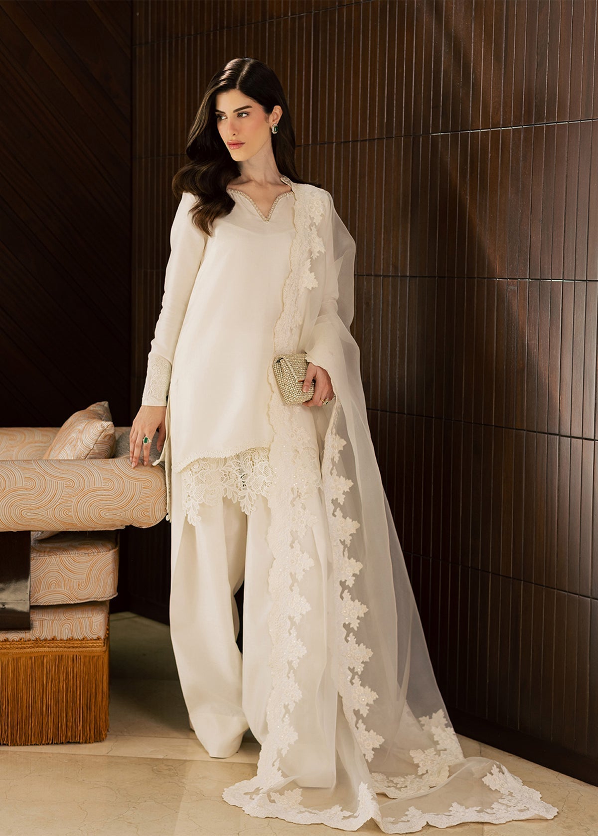 Sadaf Fawad Khan | Eva Luxury Pret 26 | Opaline-7