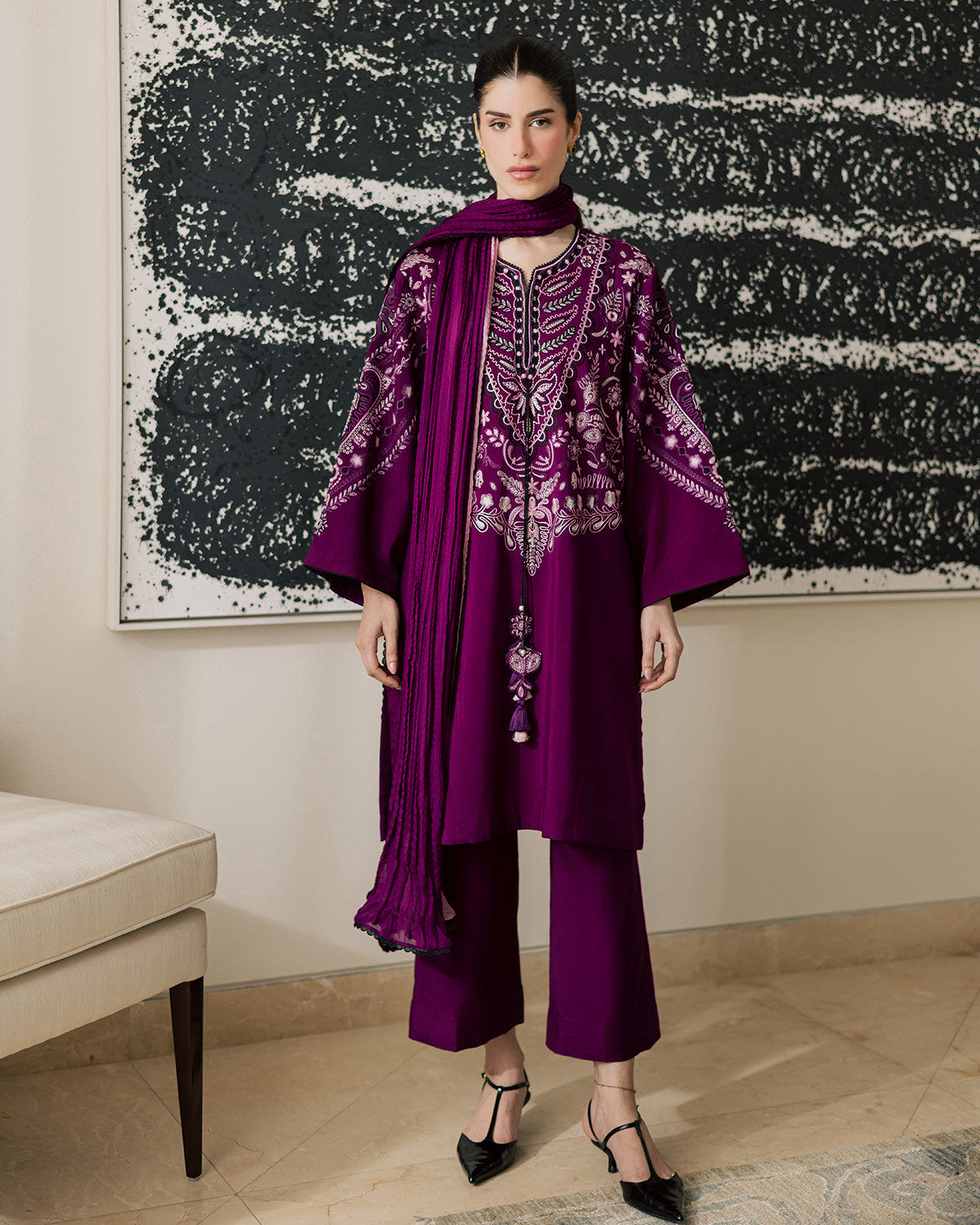 Sadaf Fawad Khan | Eva Luxury Pret 26 | Tyrian