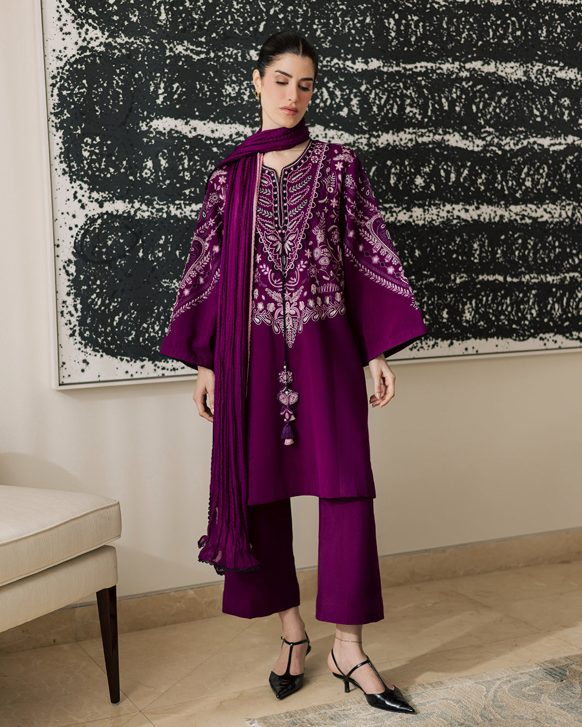 Sadaf Fawad Khan | Eva Luxury Pret 26 | Tyrian-3