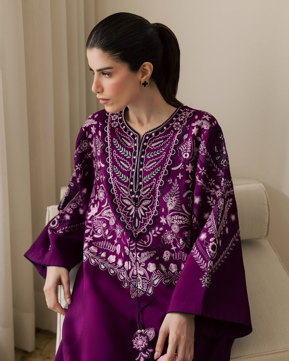 Sadaf Fawad Khan | Eva Luxury Pret 26 | Tyrian-11