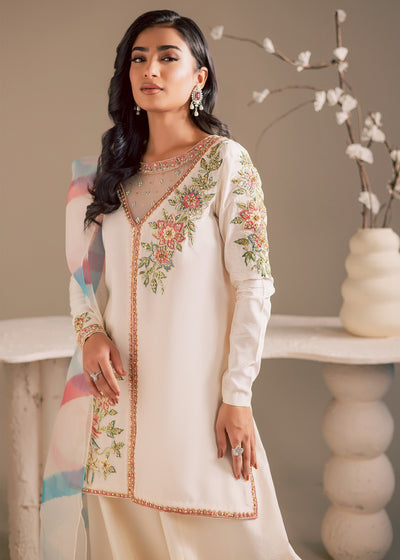 Maria Osama Khan | Noir Bliss Luxury Formals | Pearl Whisper