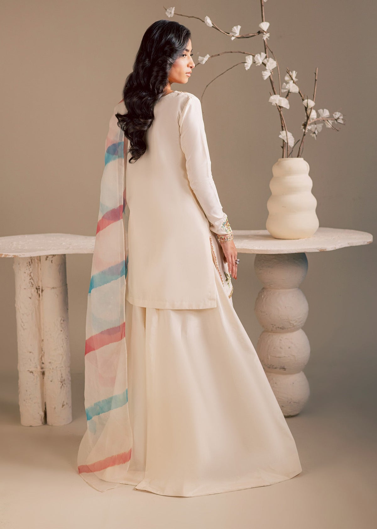 Maria Osama Khan | Noir Bliss Luxury Formals | Pearl Whisper, image 2