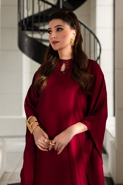 MNR | Chaye Coffee Luxury Pret | Ruby Romance -  MNR Chaye Coffee; Luxury Pret - Original Designer Dress - House of Maryam