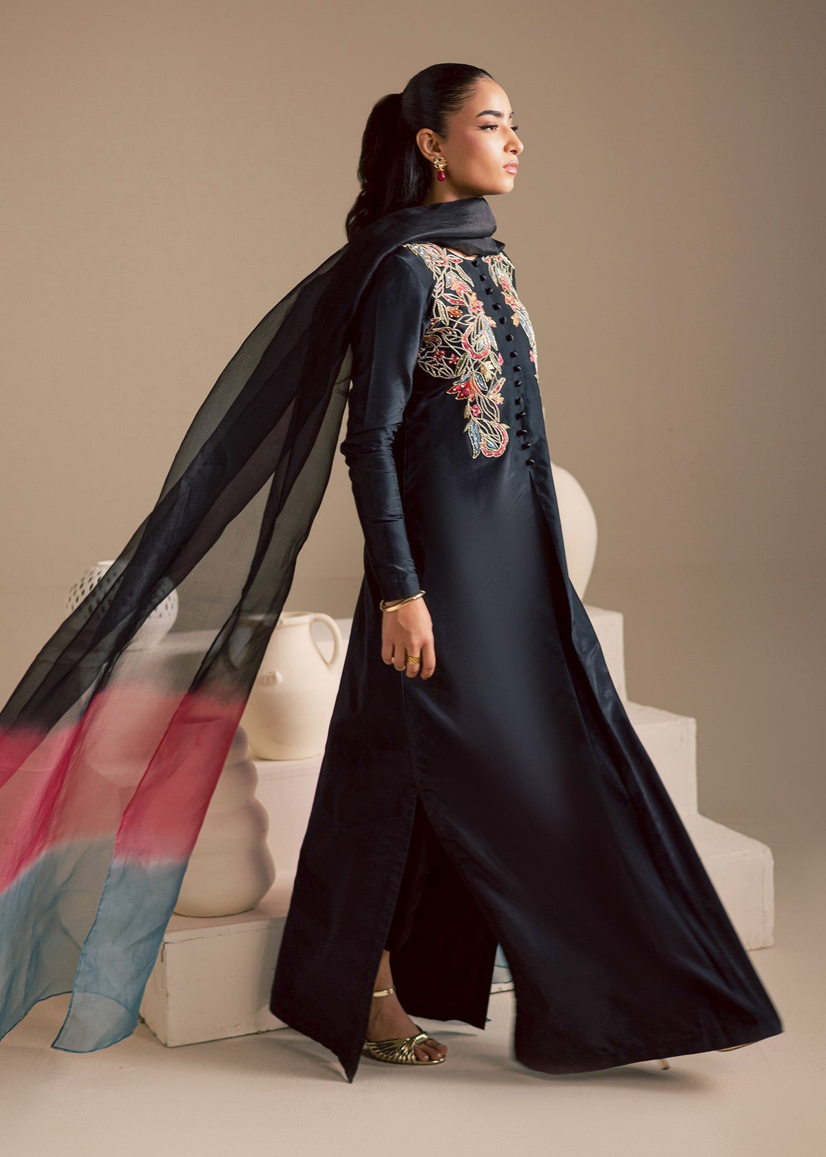 Maria Osama Khan | Noir Bliss Luxury Formals | Midnight Noir, image 5