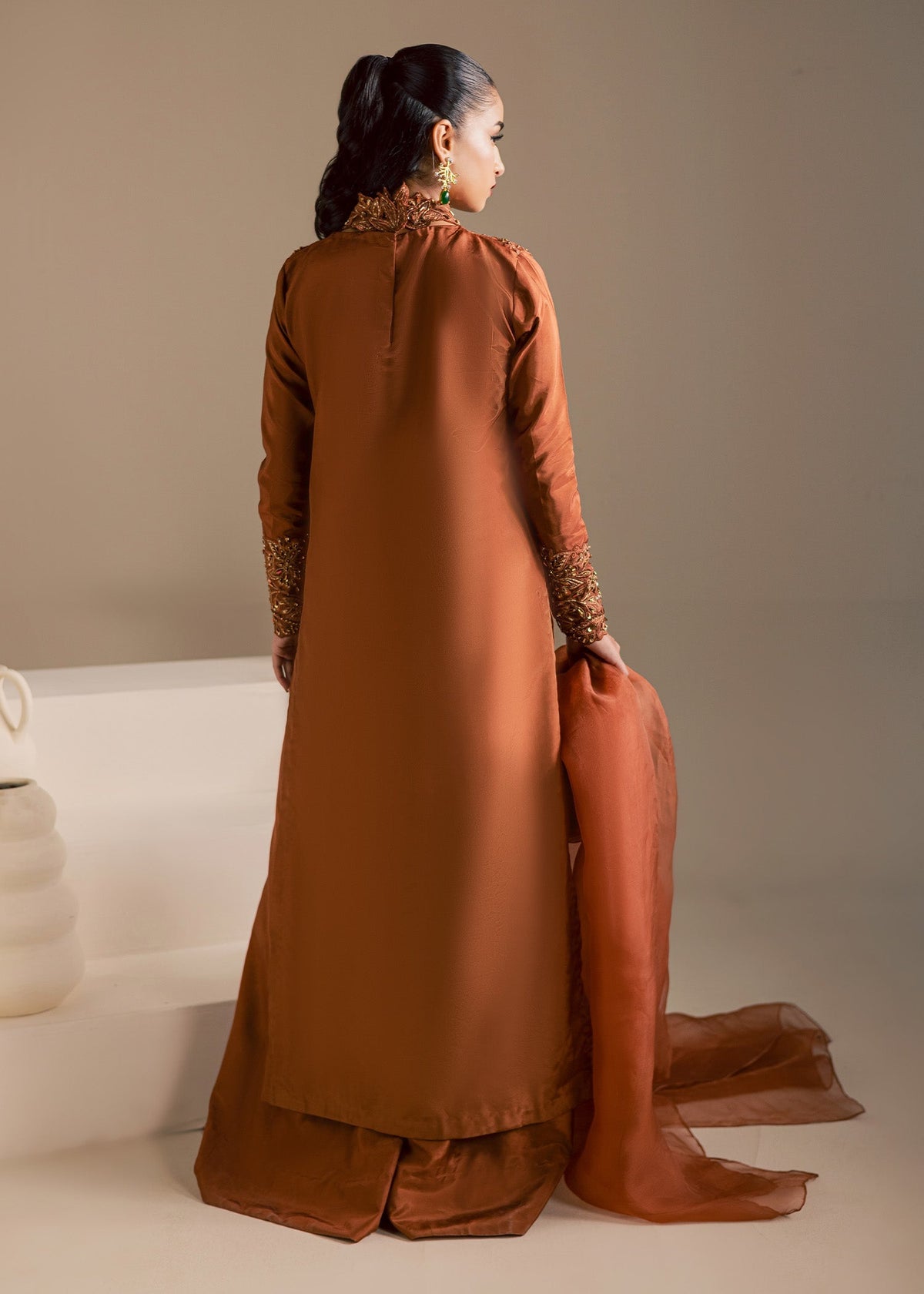 Maria Osama Khan | Noir Bliss Luxury Formals | Coco Dusk, image 2