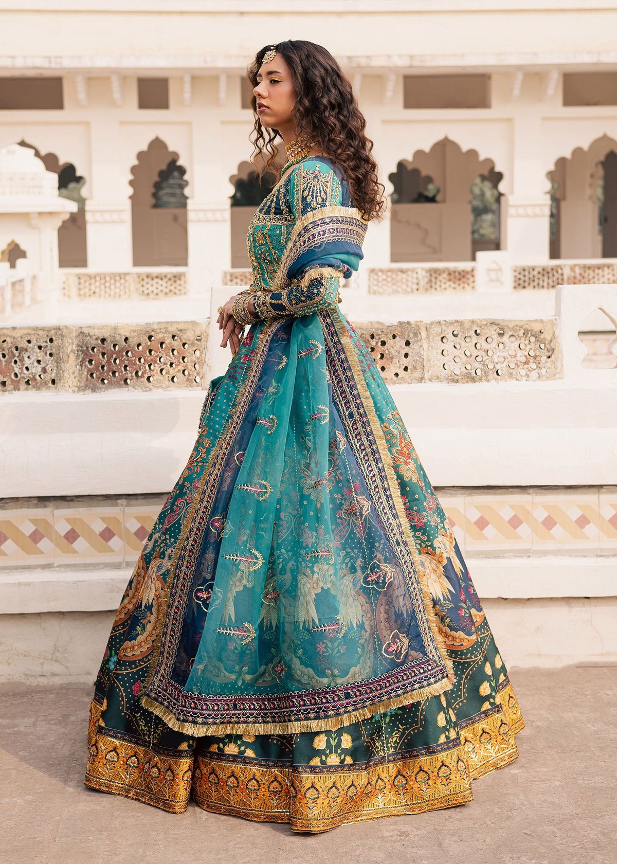Maria Osama Khan | Khawabeedah Wedding Formals | Jugnu, image 4