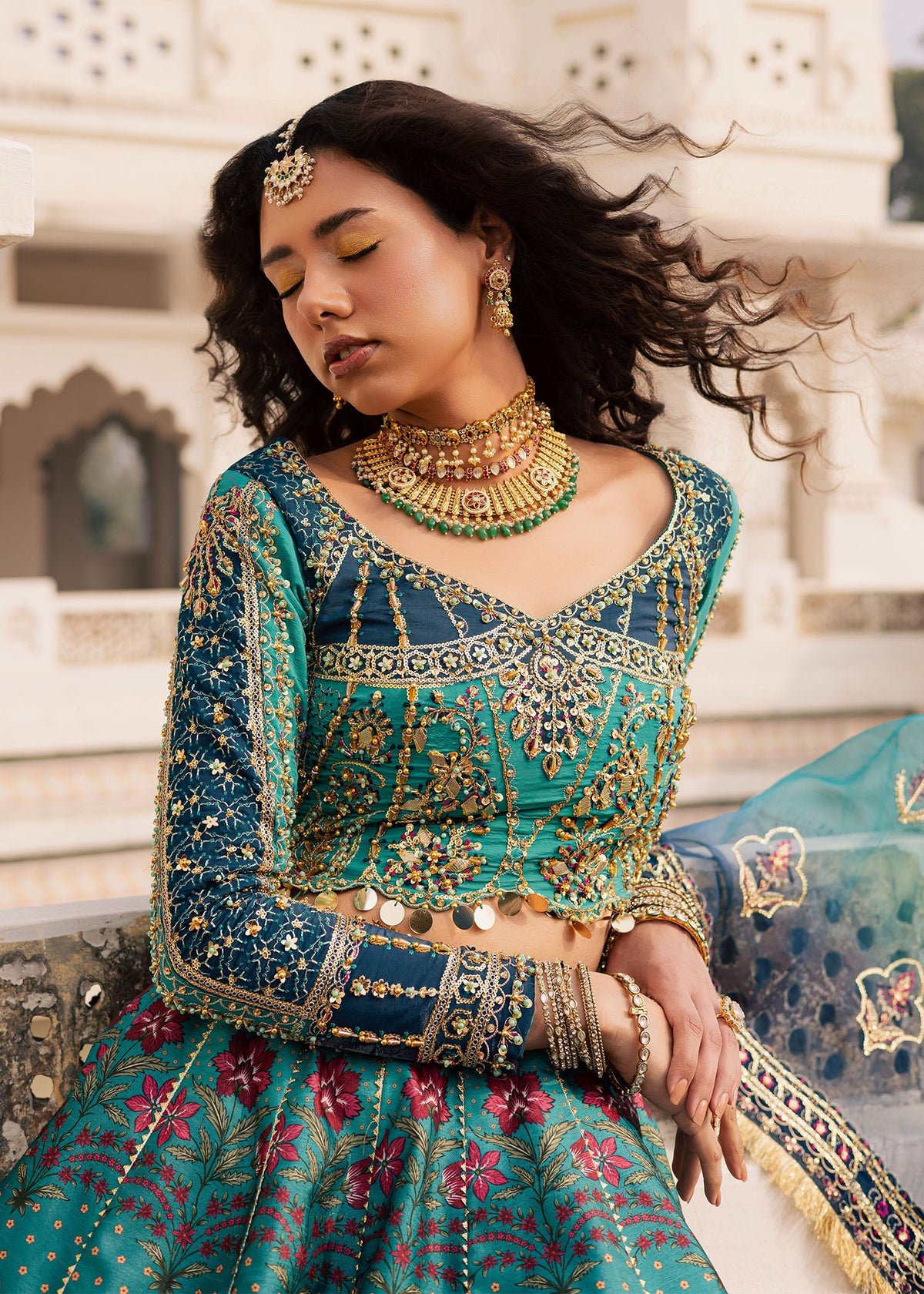 Maria Osama Khan | Khawabeedah Wedding Formals | Jugnu, image 3