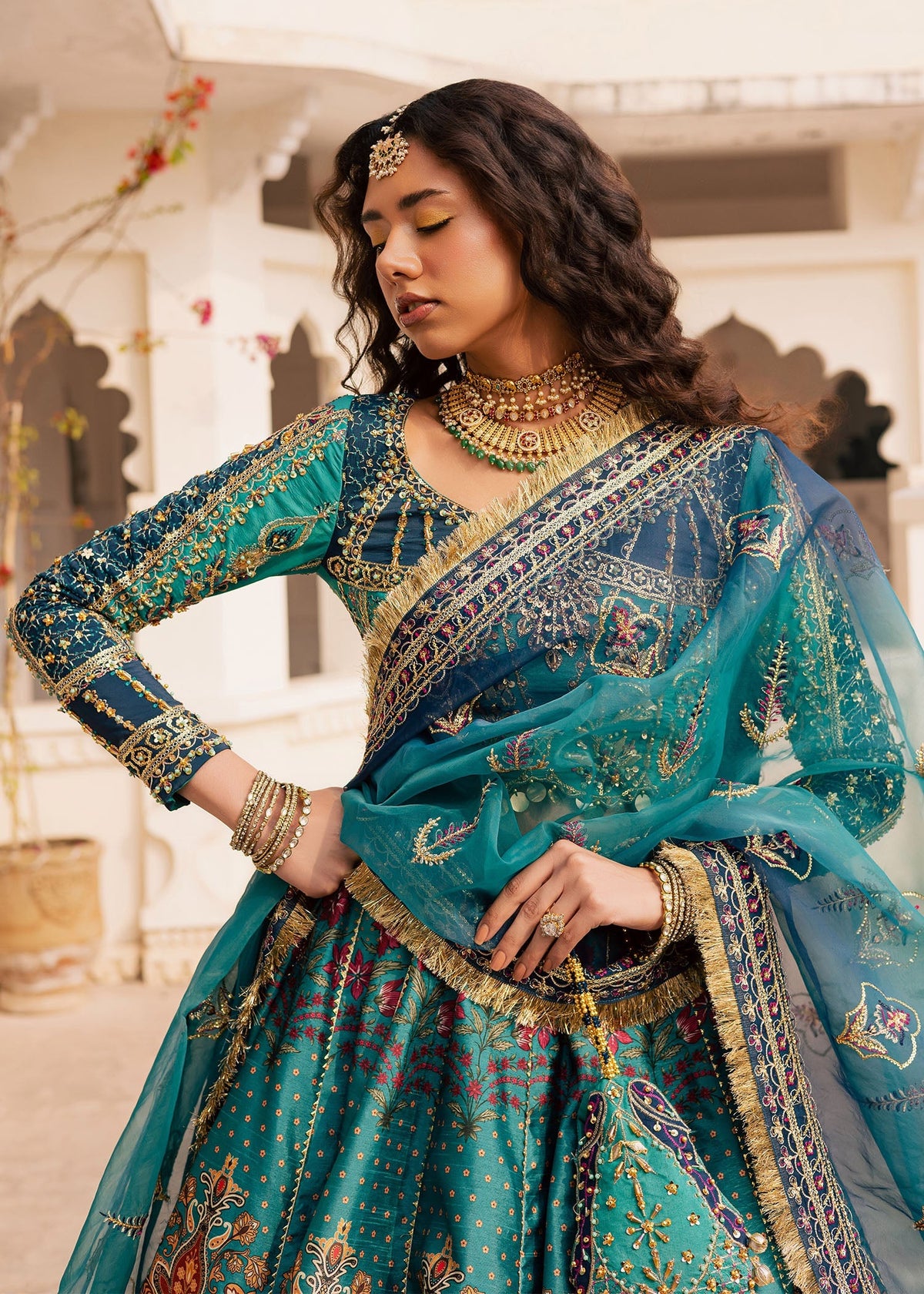 Maria Osama Khan | Khawabeedah Wedding Formals | Jugnu, image 5