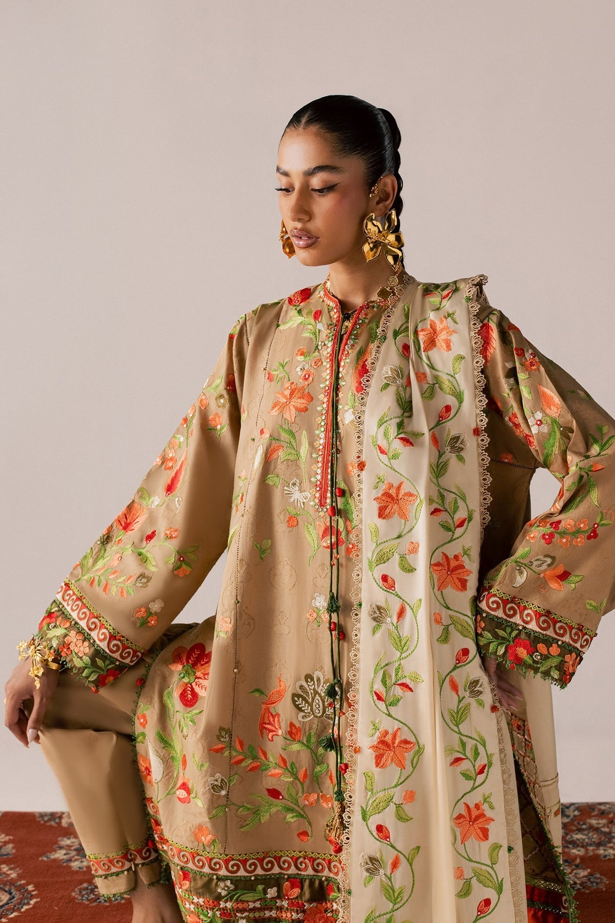 Elan | Stitched Pret 26 | DEODAR (EL26-12 B ST), image 2