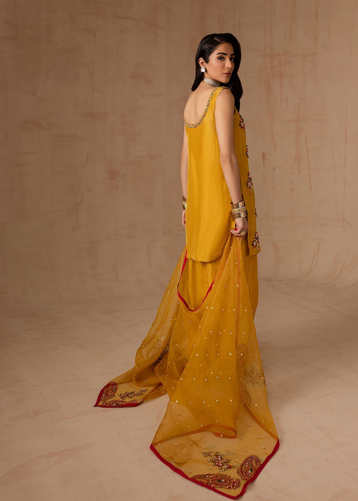 Maria Osama Khan | Noir Bliss Luxury Formals | Marigold Muse -  Maria Osama Khan Ladies Clothes - Original Designer Dress - House of Maryam