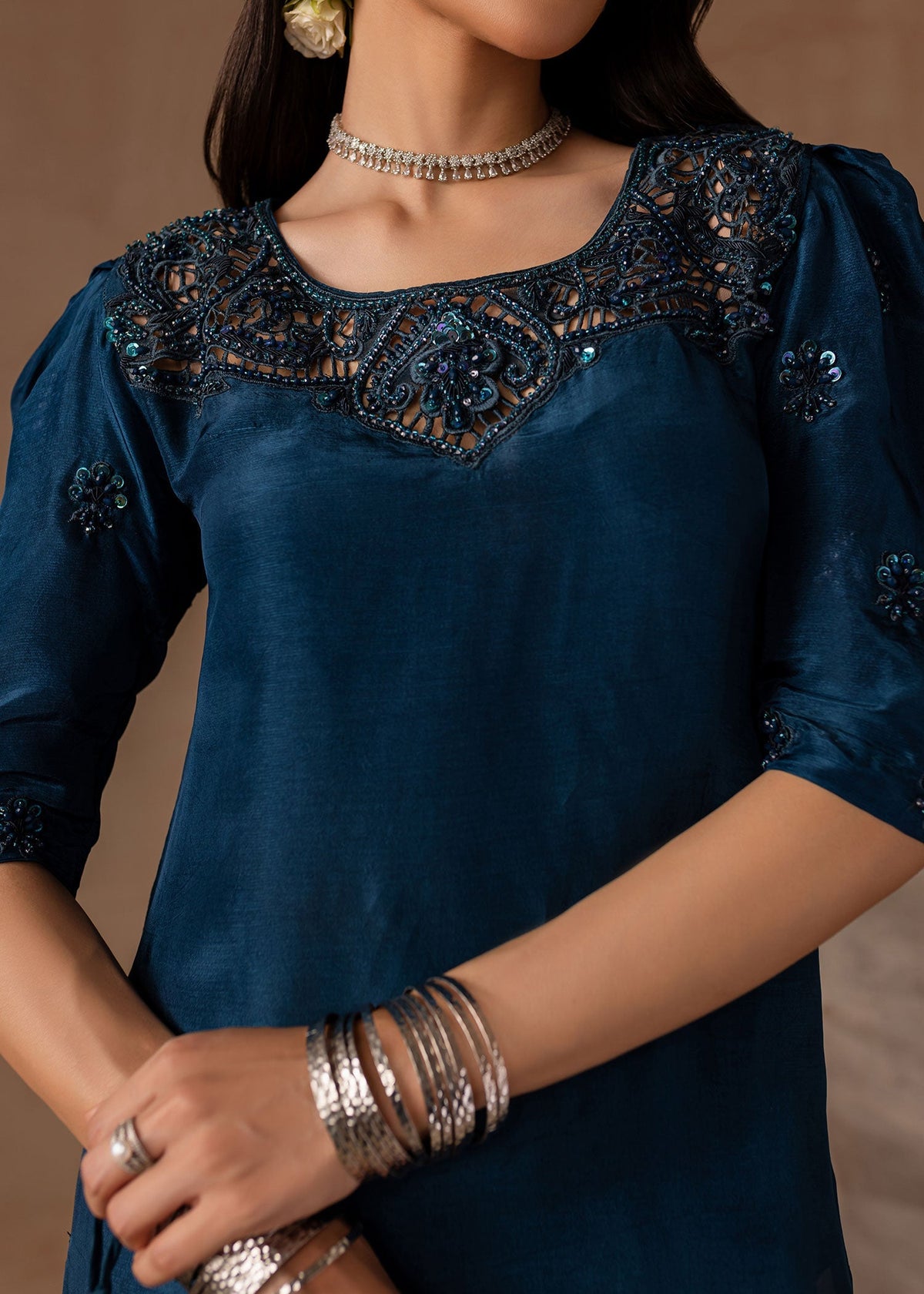 Maria Osama Khan | Noir Bliss Luxury Formals | Royal Sapphire -  Maria Osama Khan Ladies Clothes - Original Designer Dress - House of Maryam