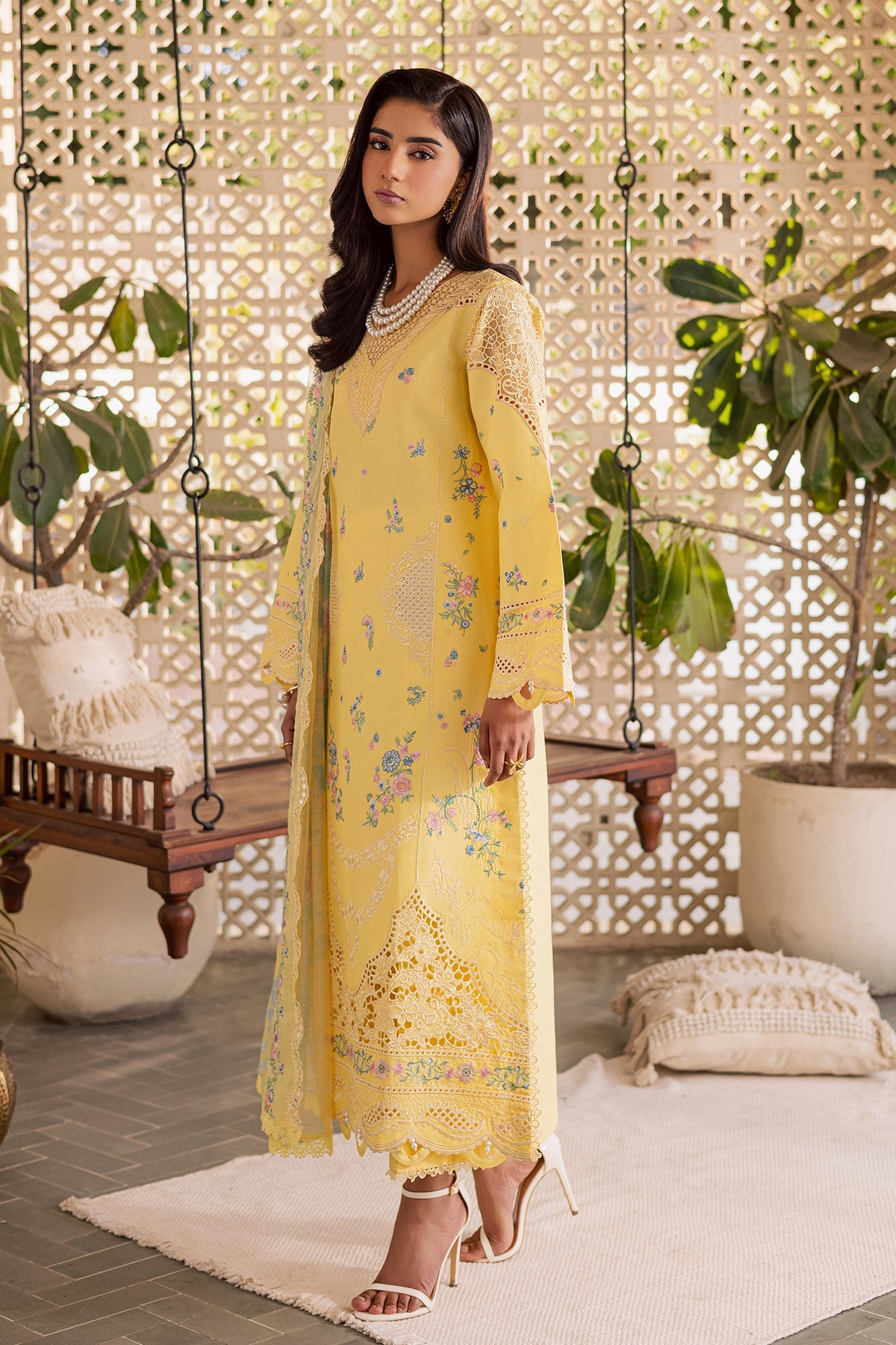 Rajbari | Selene Premium Festive Lawn | Ayzel, image 5