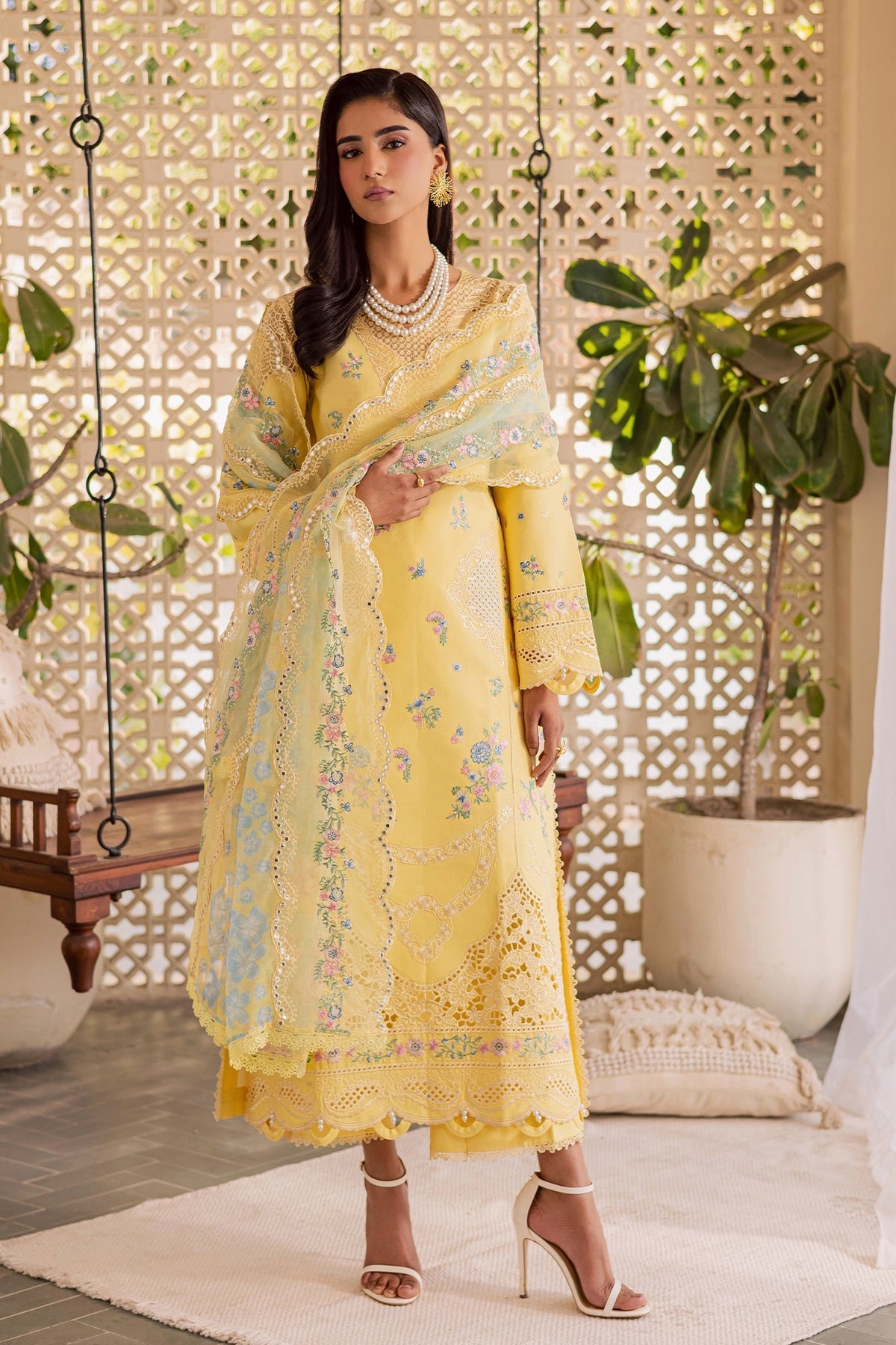 Rajbari | Selene Premium Festive Lawn | Ayzel-2