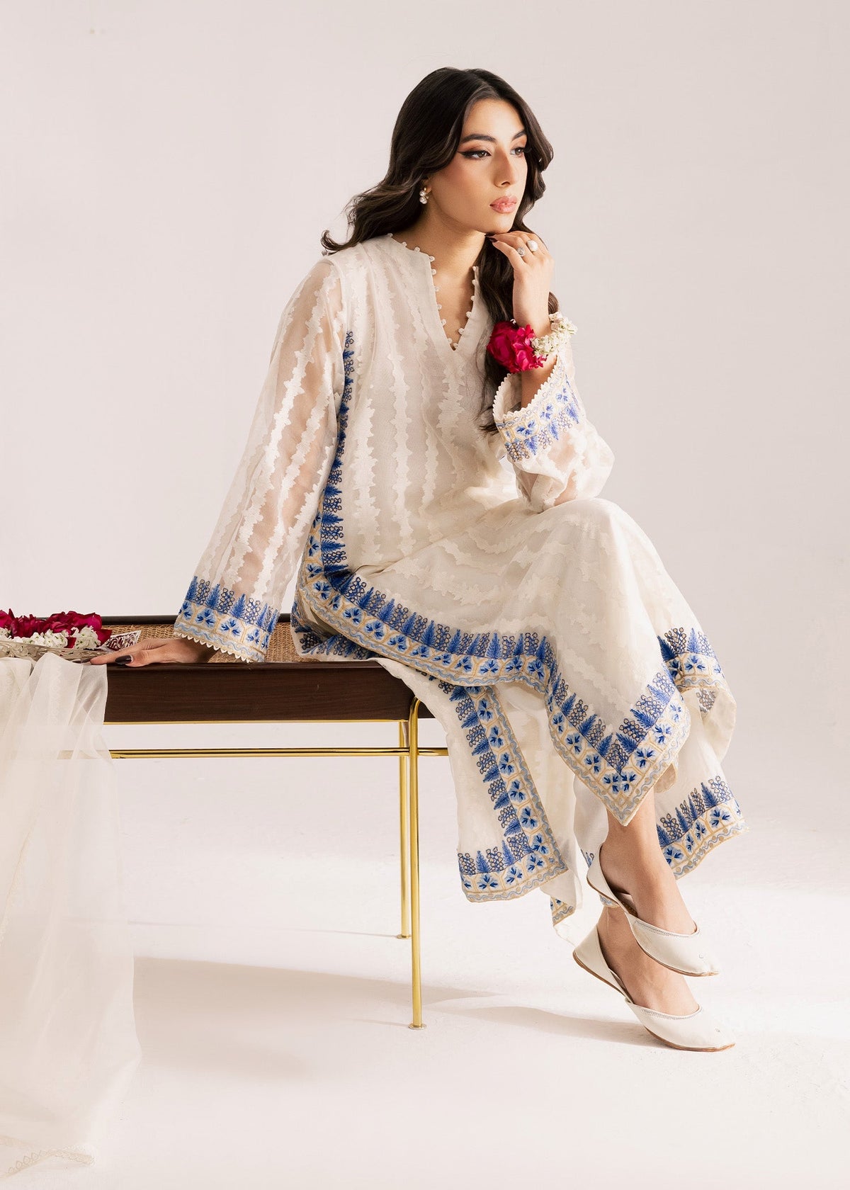 Sadaf Fawad Khan | Silk Luxury Pret 26 | Amaris-3