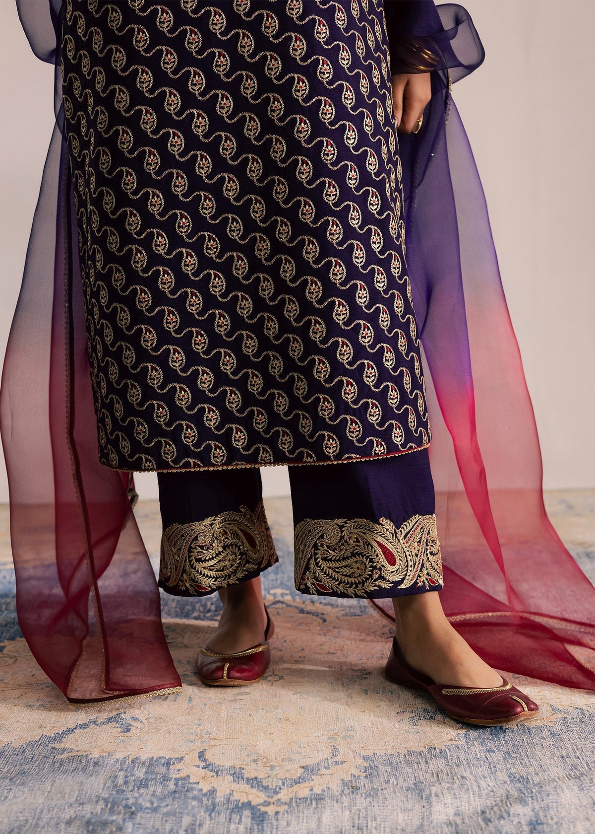 Sadaf Fawad Khan | Silk Luxury Pret 26 | Riham, image 4