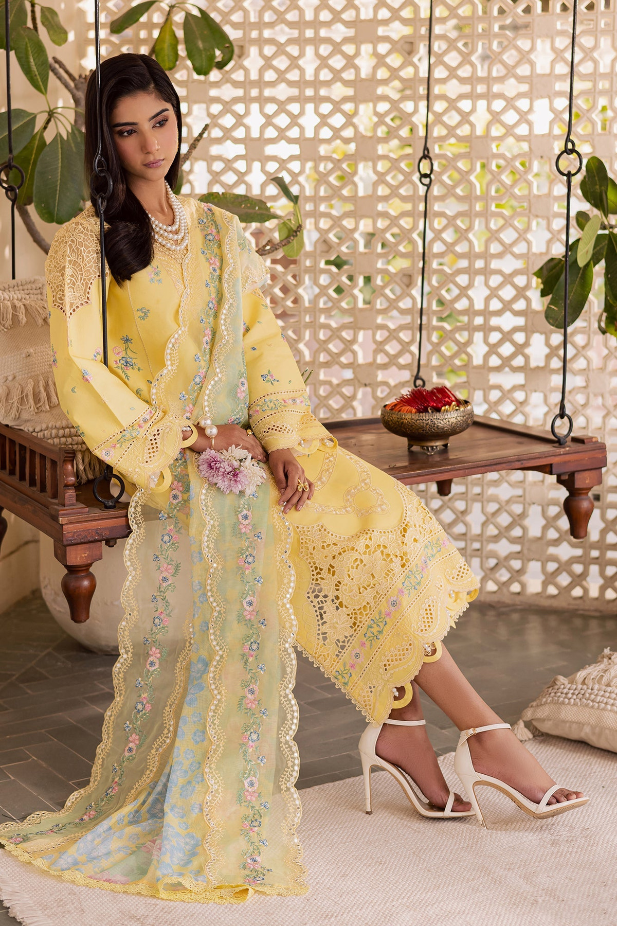 Rajbari | Selene Premium Festive Lawn | Ayzel, image 4