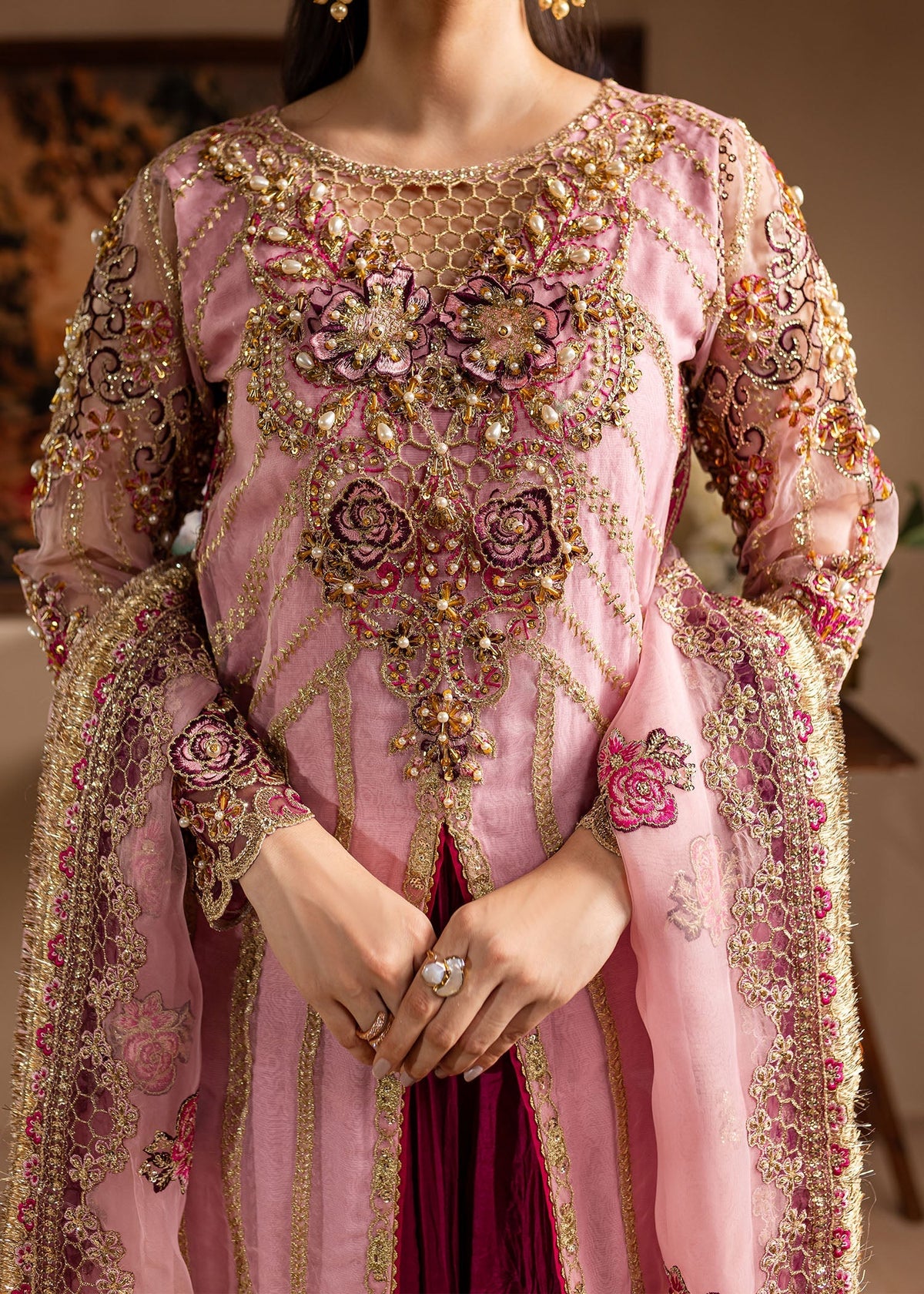Maria Osama Khan | Lamhay Wedding Festive | Zarmina -  Maria Osama Khan Bridal - Original Designer Dress - House of Maryam