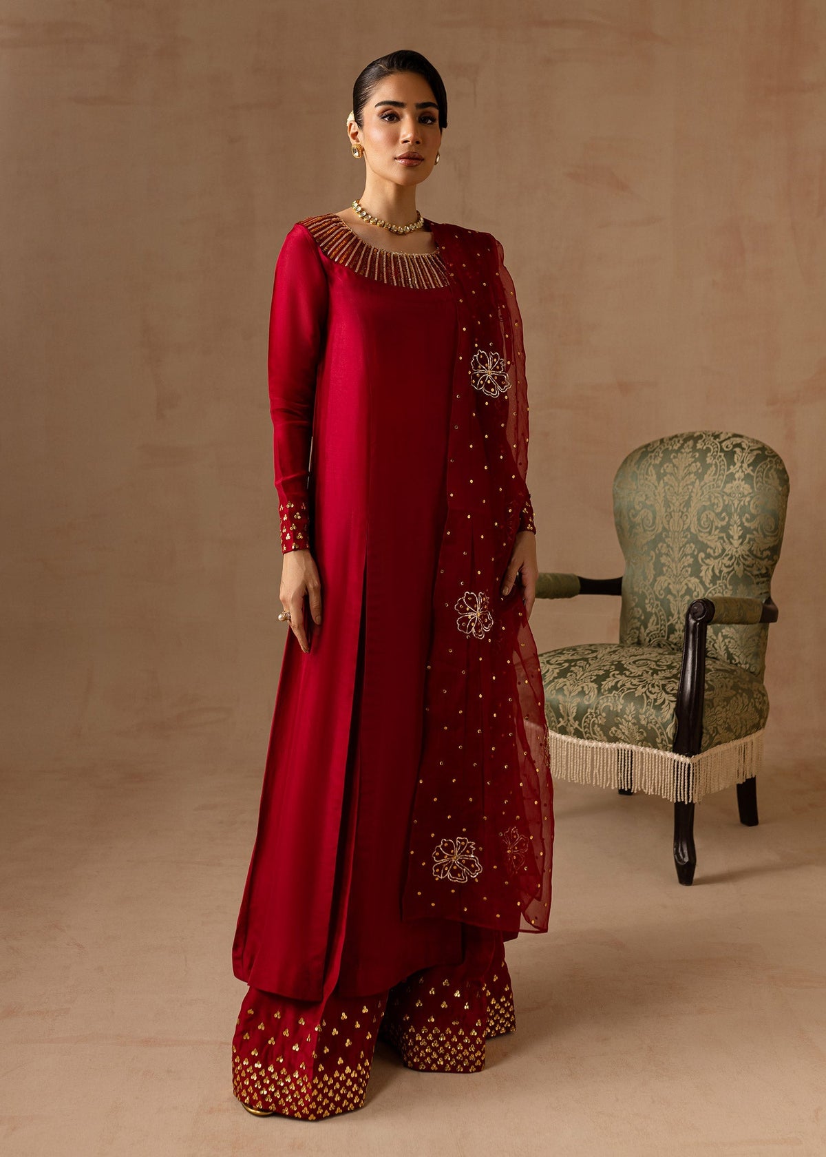 Maria Osama Khan | Noir Bliss Luxury Formals | Ruby -  Maria Osama Khan Ladies Clothes - Original Designer Dress - House of Maryam