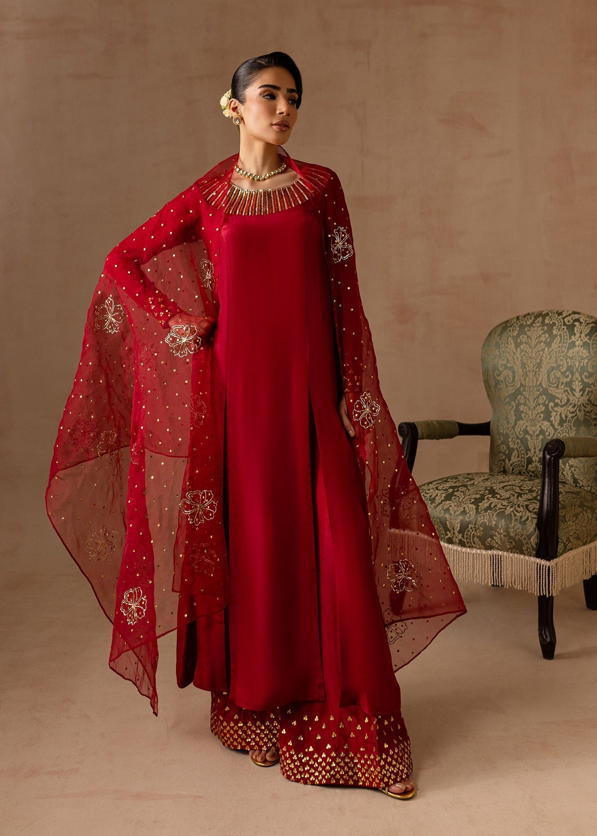 Maria Osama Khan | Noir Bliss Luxury Formals | Ruby -  Maria Osama Khan Ladies Clothes - Original Designer Dress - House of Maryam