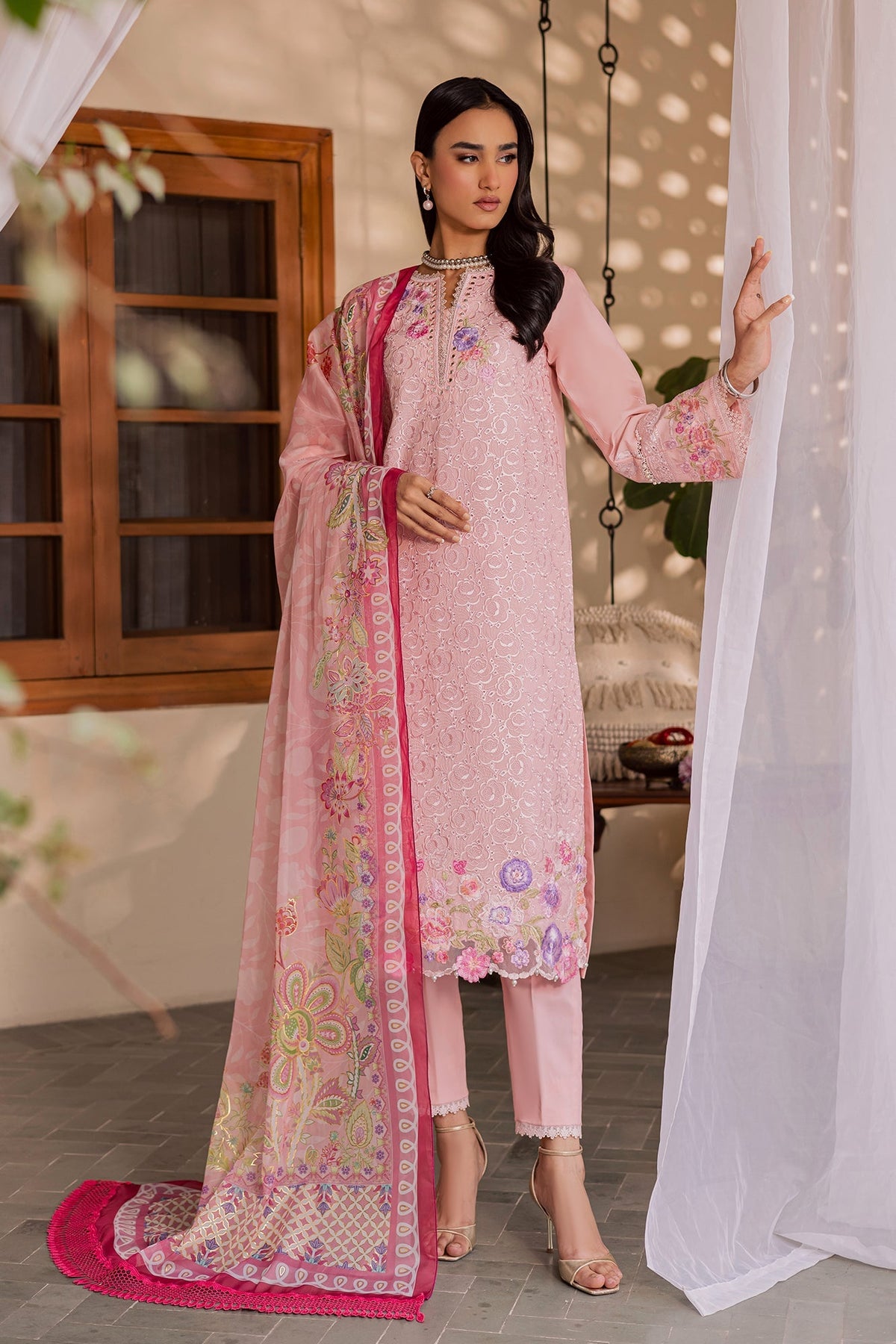 Rajbari | Selene Premium Festive Lawn | Noore-2