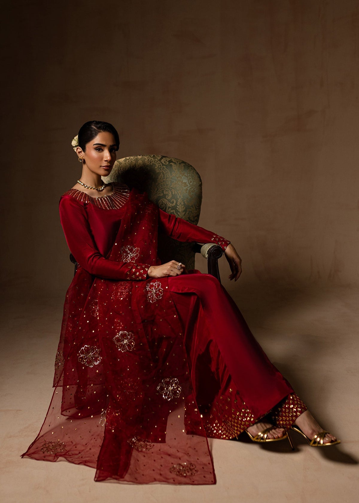 Maria Osama Khan | Noir Bliss Luxury Formals | Ruby -  Maria Osama Khan Ladies Clothes - Original Designer Dress - House of Maryam