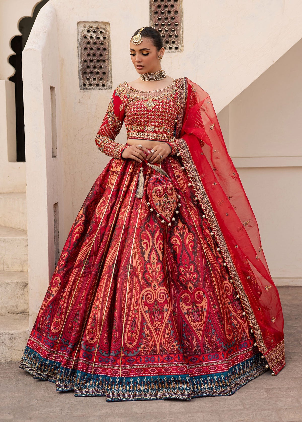 Maria Osama Khan | Khawabeedah Wedding Formals | Gulaab, image 4