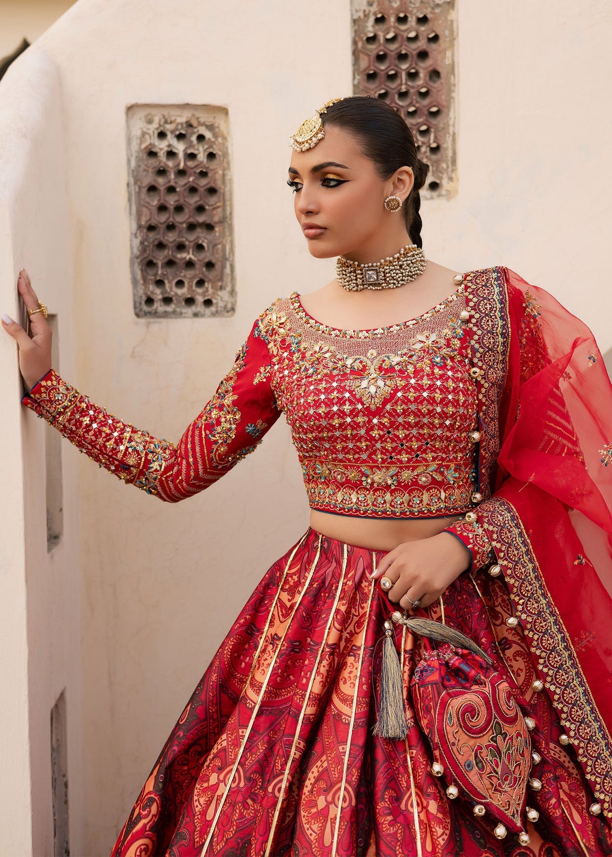 Maria Osama Khan | Khawabeedah Wedding Formals | Gulaab, image 3