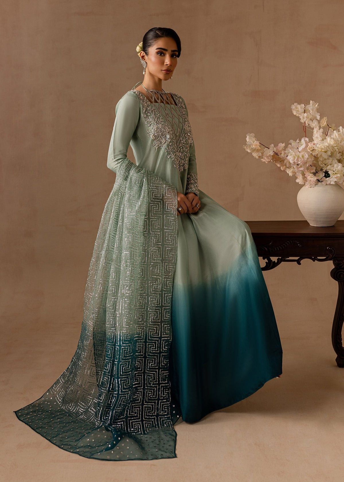 Maria Osama Khan | Noir Bliss Luxury Formals | Aazure -  Maria Osama Khan Ladies Clothes - Original Designer Dress - House of Maryam