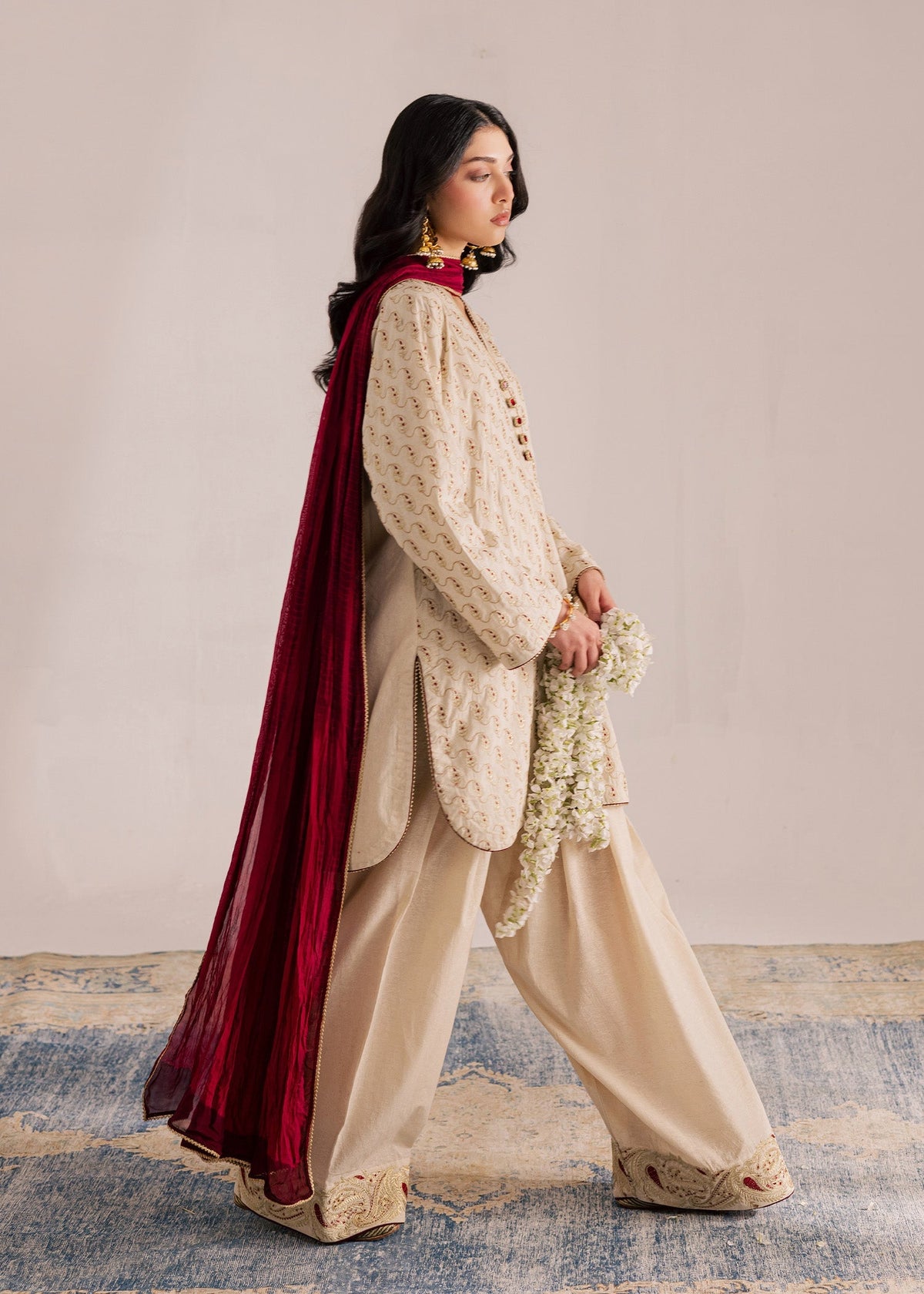 Sadaf Fawad Khan | Silk Luxury Pret 26 | Nerisa, image 2