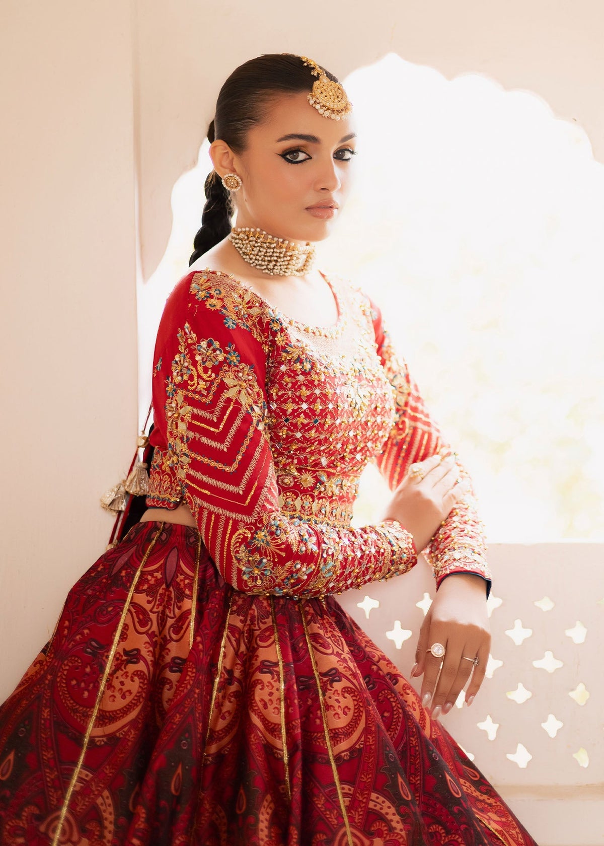 Maria Osama Khan | Khawabeedah Wedding Formals | Gulaab-5