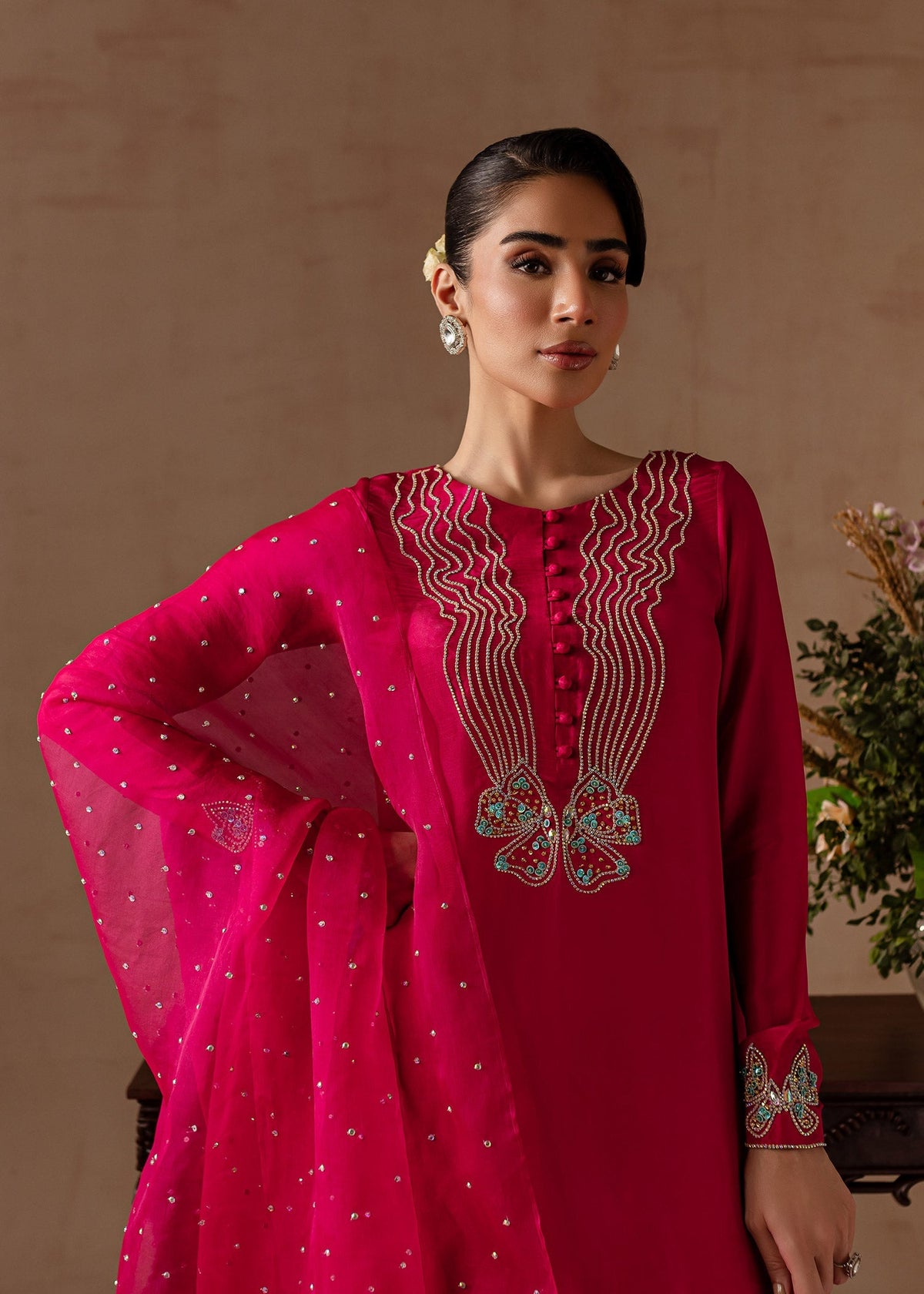 Maria Osama Khan | Noir Bliss Luxury Formals | Peony -  Maria Osama Khan Ladies Clothes - Original Designer Dress - House of Maryam
