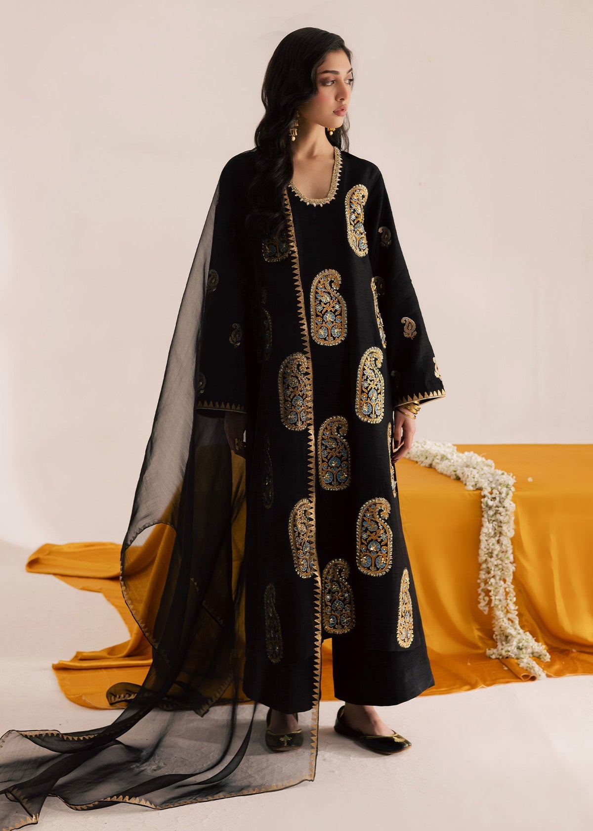 Sadaf Fawad Khan | Silk Luxury Pret 26 | Zarina-1