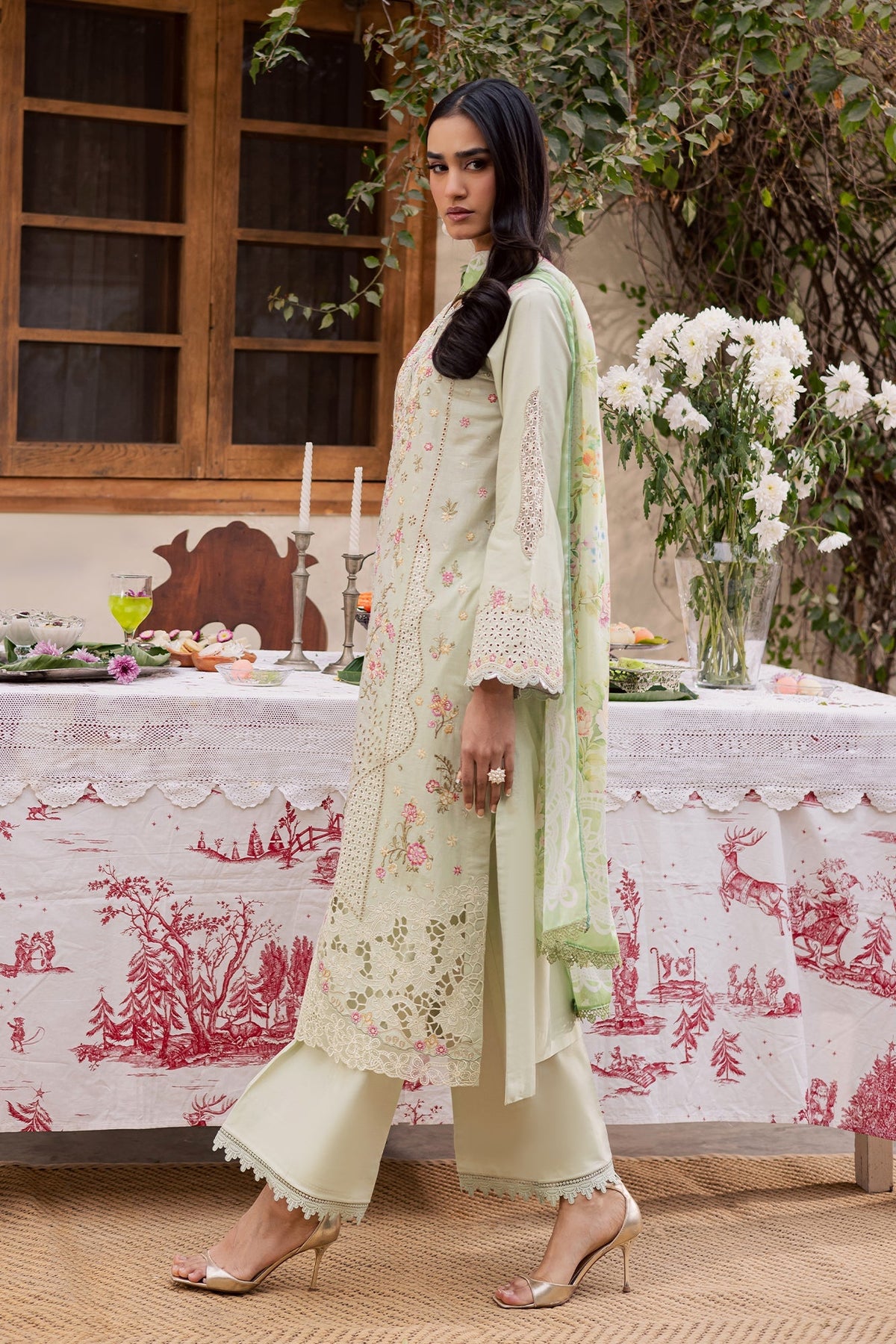 Rajbari | Selene Premium Festive Lawn | Elina, image 2