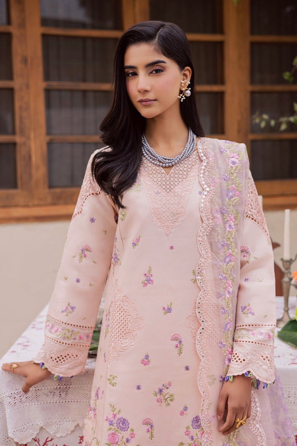 Rajbari | Selene Premium Festive Lawn | Kaya, image 5