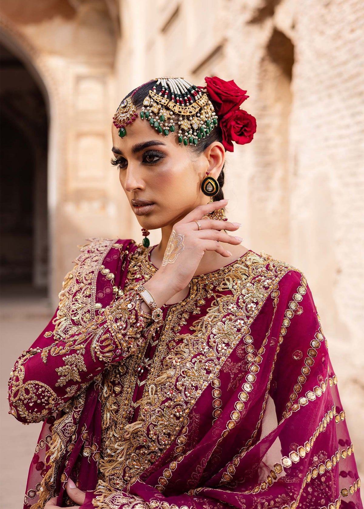 Akbar Aslam Gulebahar tussel silk formal suit, photo 5