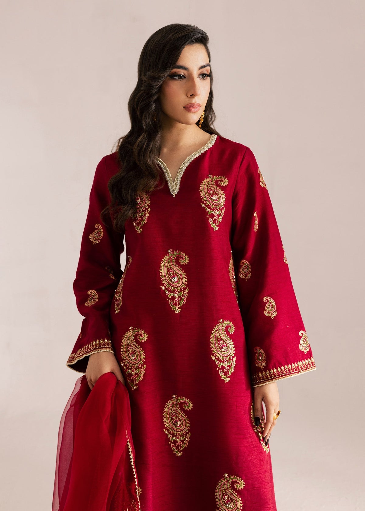 Sadaf Fawad Khan | Silk Luxury Pret 26 | Sera, image 3