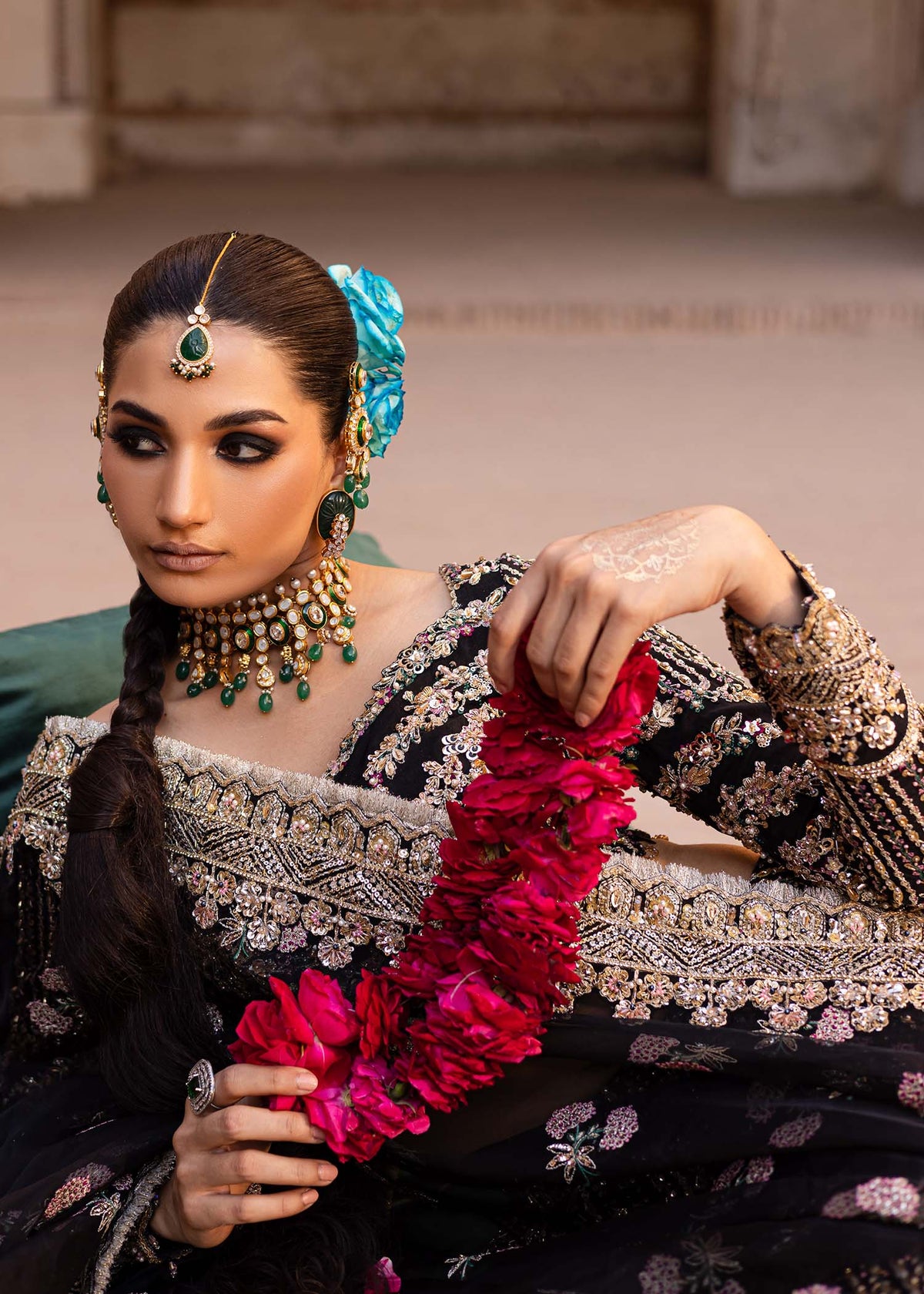 Akbar Aslam Nehaab tussel silk lehenga choli, photo 7