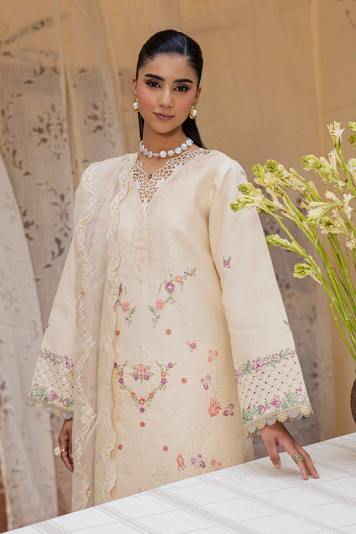 Rajbari | Selene Premium Festive Lawn | Inara-3