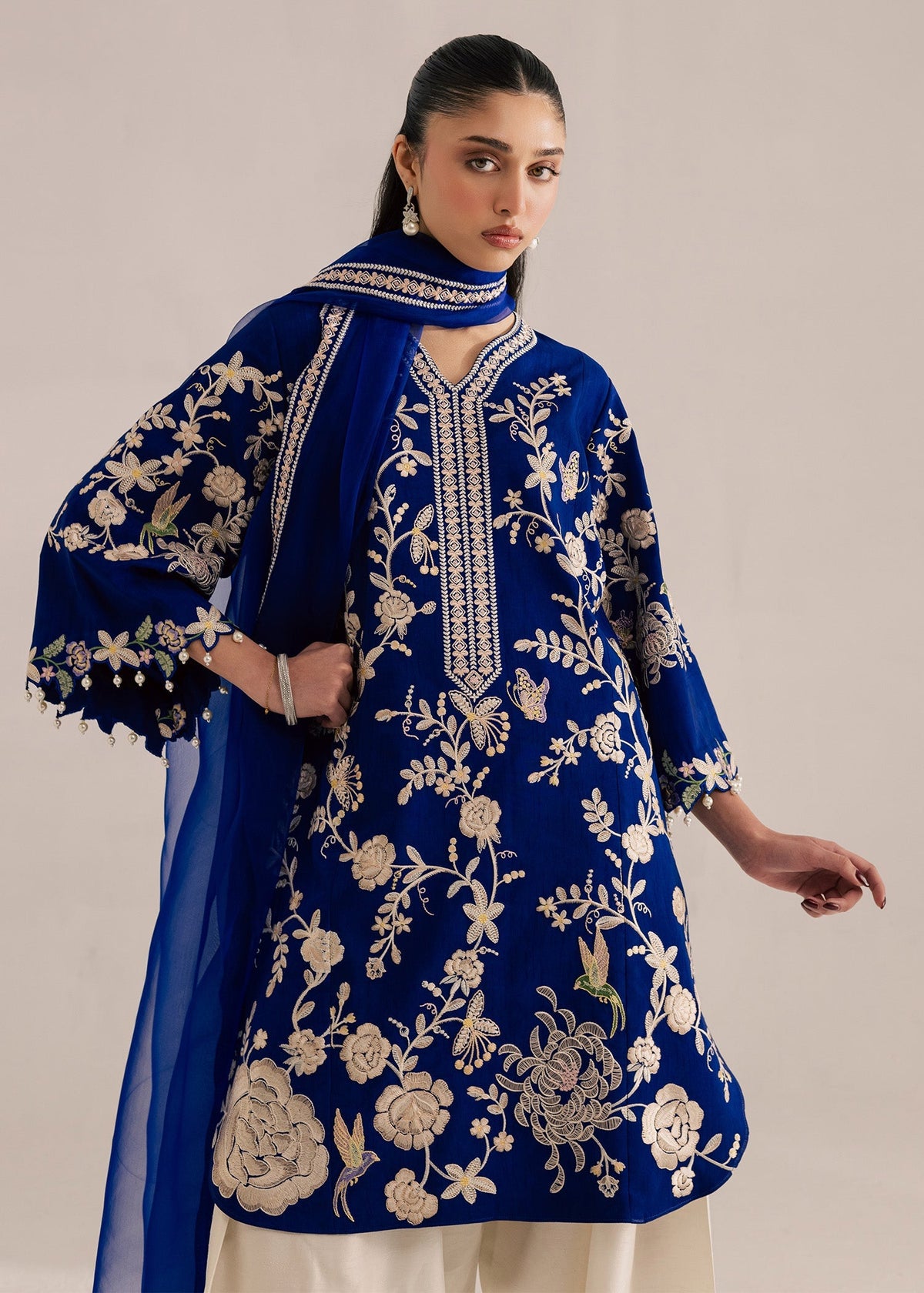 Sadaf Fawad Khan | Silk Luxury Pret 26 | Lisha-5